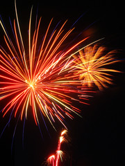 Obraz premium feux d'artifice