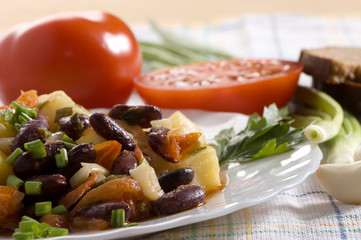Chinese dish - salad with beans