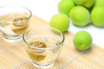 plum liqueur and plum