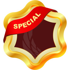 Vector label for sale.