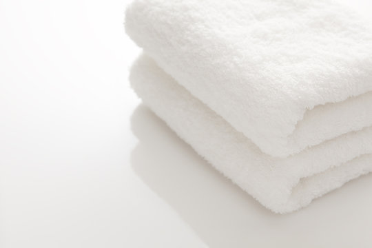 綿100％重ねたタオル　日本製