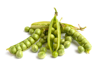Green peas pods