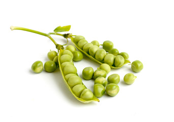 Green peas pods