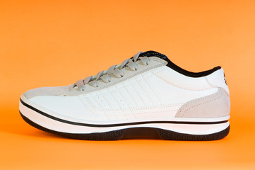 Sport shoes isolated on the white background