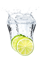 Fruchtige Erfrischung mit Limonen