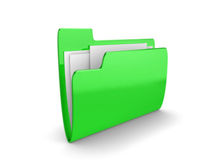 Green folder