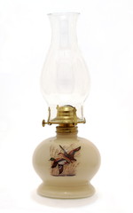Oil, kerosene a lamp