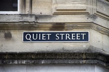 Fototapeta premium Straßenschild in Bath, England