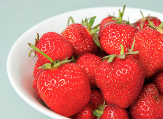 Bowl of strawberries