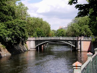Fototapeta na wymiar Admiralbrücke, Berlin-Kreuzberg