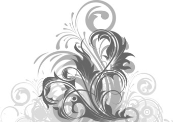Floral abstract illustration