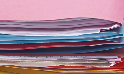 Colorful Files Border or Background Image