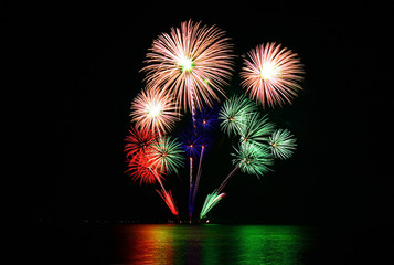 colorful fireworks