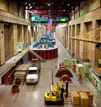 Interior Of Hoover Dam