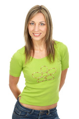 Fototapeta premium Happy beautiful woman