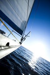 Sailing in the open sea