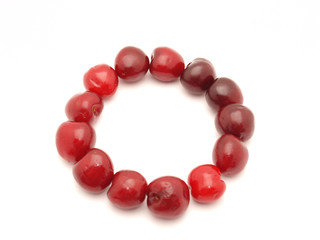 Circle from a cherry