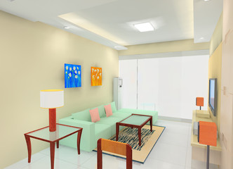 a kind of living room design