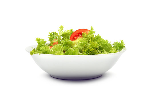 Frischer Salat in Schüssel