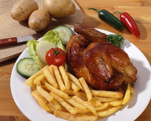 halbes hühnchen