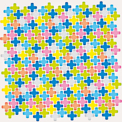 Multicolored dot background vector point illustration