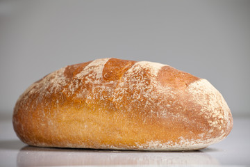 Fresh natural wheat bread