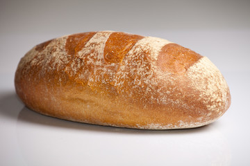 Fresh natural wheat bread