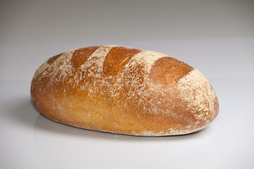 Fresh natural wheat bread