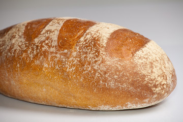 Fresh natural wheat bread