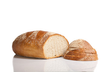 Fresh natural wheat bread