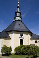 Fototapeta na wymiar Kirche in Seiffen