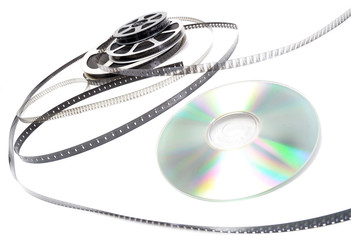Pellicule film cinéma et cd