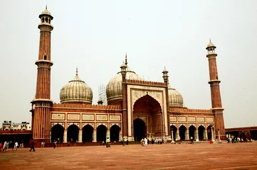 Foto op Canvas New Delhi, Jama Masjid © lamio