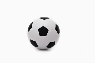 fake football/soccer ball isolated on white