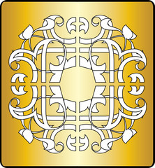 Swirl elements and monograms for design and decorate.