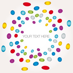 multicolored dot background vector point illustration