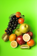 rich assortment of fruit