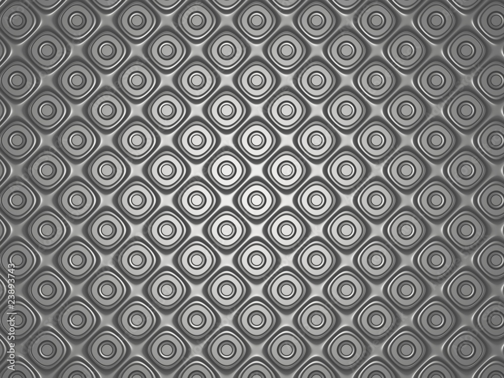 Wall mural modern club background texture - silver