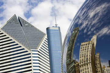 Chicago Building Reflection