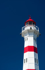 red and white lighthouse
