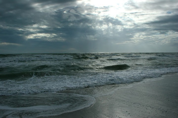 stormy beach