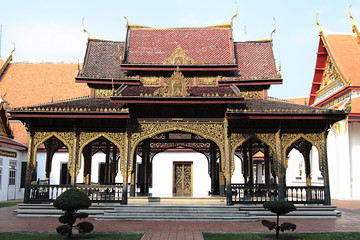 Fototapeta na wymiar Thai ancient pavilion