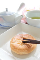 Chinese Cookies with Green tea