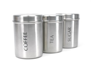 Tea Coffee and Sugar Cannisters