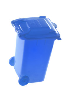 Rohstoff Recycling Altpapier Blaue Tonne