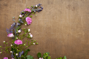 Rosen Lavendelhintergrund