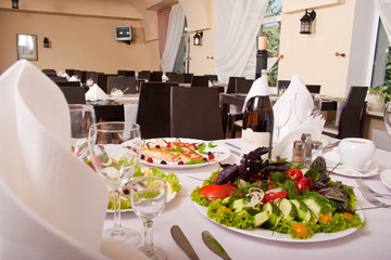Beautiful served table