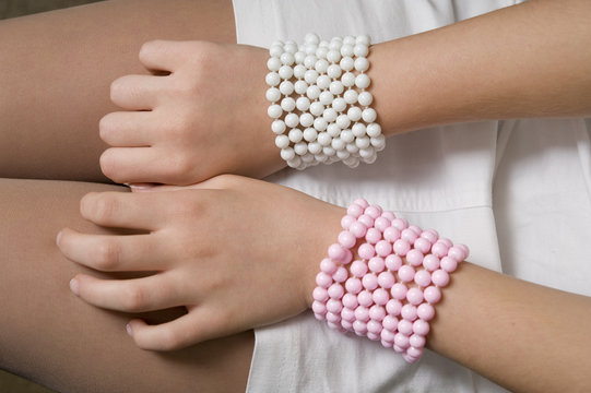 Bangles made of beads