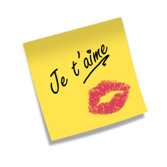 Post-it JE T'AIME