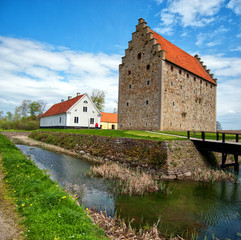 Naklejka premium glimmingehus castle panorama 10